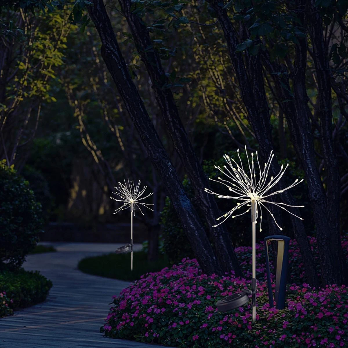 Saska Garden Saulės lempa pūkas 90 LED