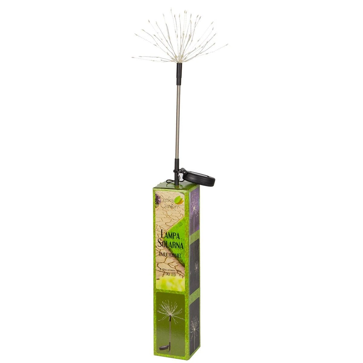 Saska Garden Saulės lempa pūkas 90 LED