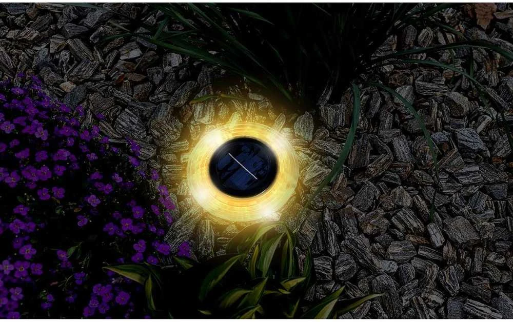 Saska Garden Saulės diskinė LED lempa, 28 LED