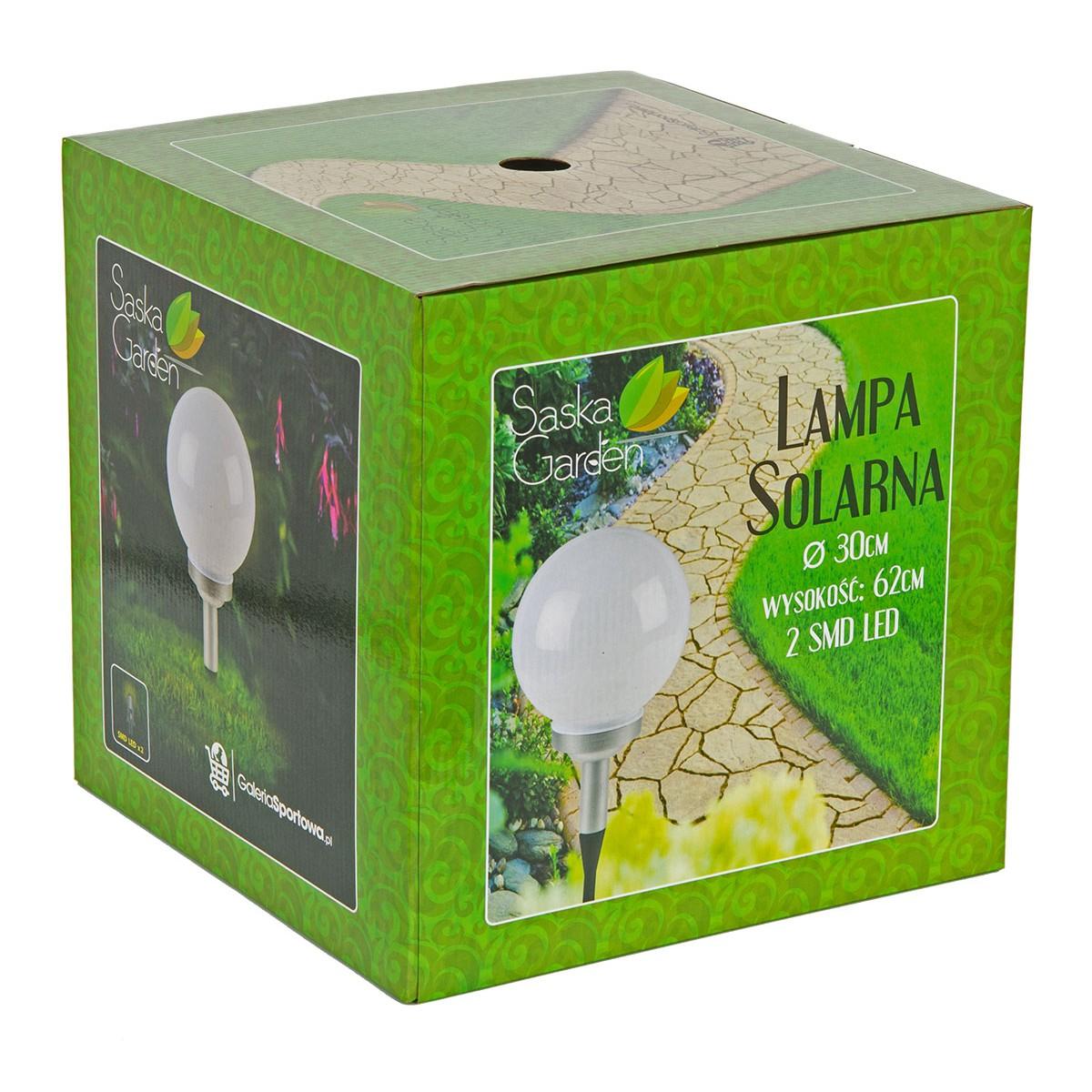 Saska Garden Saulės LED sodo lemputė 30x62cm