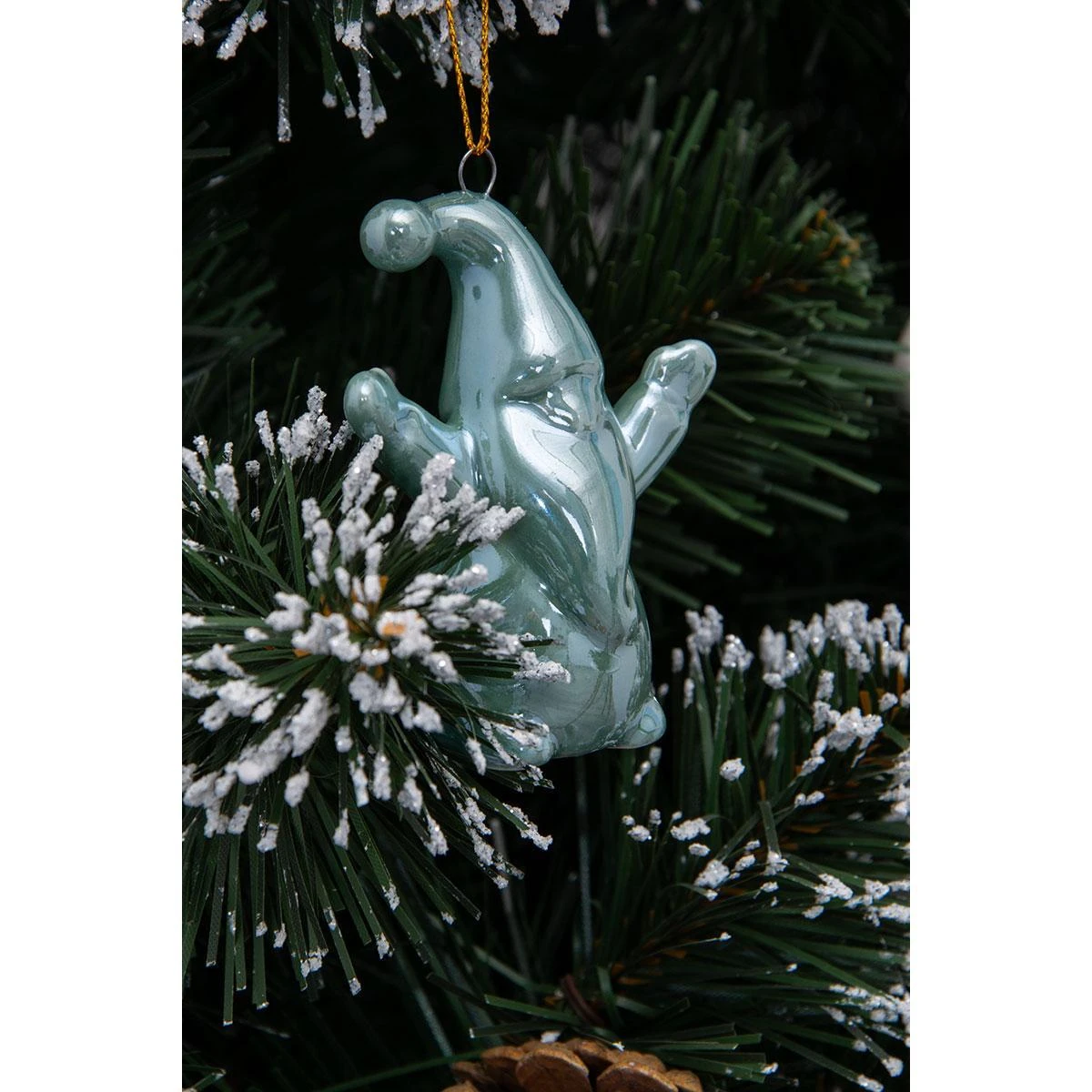 Saska Garden Kalėdinė porcelianinė bombka 8 cm