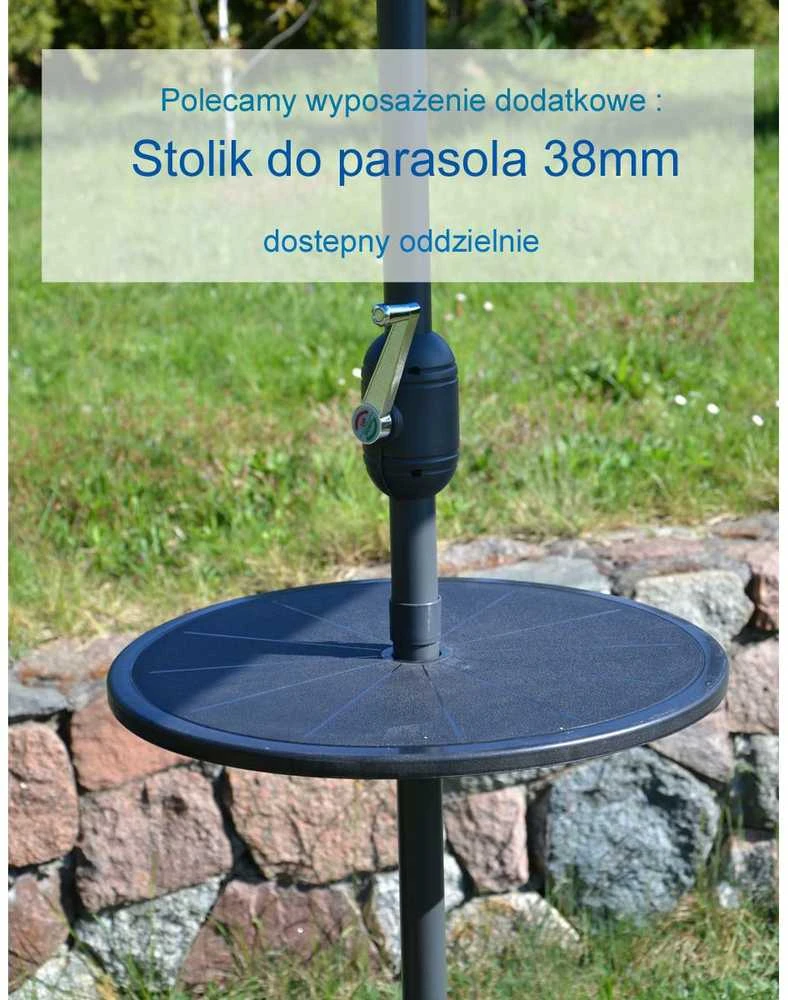 Saska Garden Sulankstomas sodo skėtis 300 cm bežinis