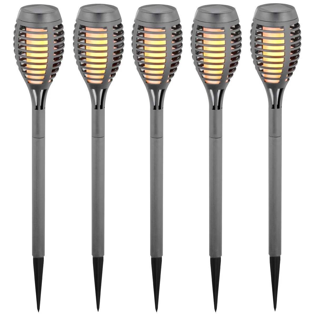 Sodo žibintas Saska Garden, 12 LED SMD, 7,5 x 7,5 x 46,5 cm, 5 vnt.