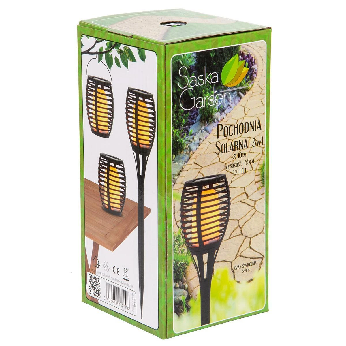 Lauko žibintas Saska Garden 4 in 1, 12 LED