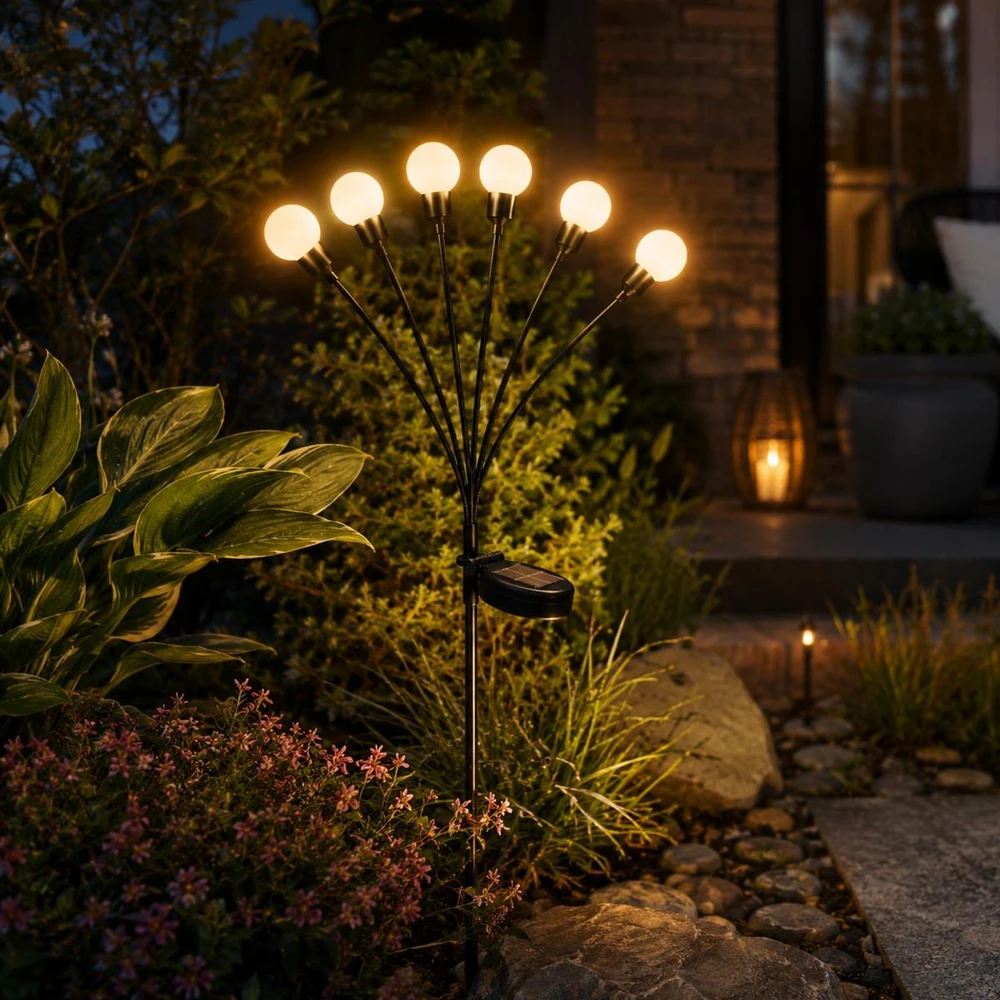 Saska Garden Saulės lempos su judančiais LED rutuliais