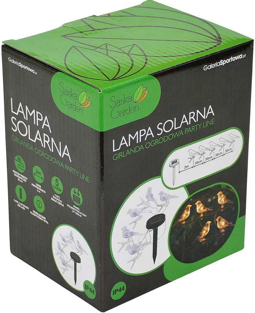 Saska Garden saulės sodo girlianda paukščiai LED apšvietimas