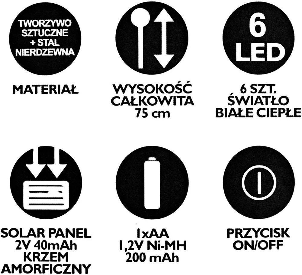 Saska Garden Saulės lempa vėjo spalvotais švyturiais