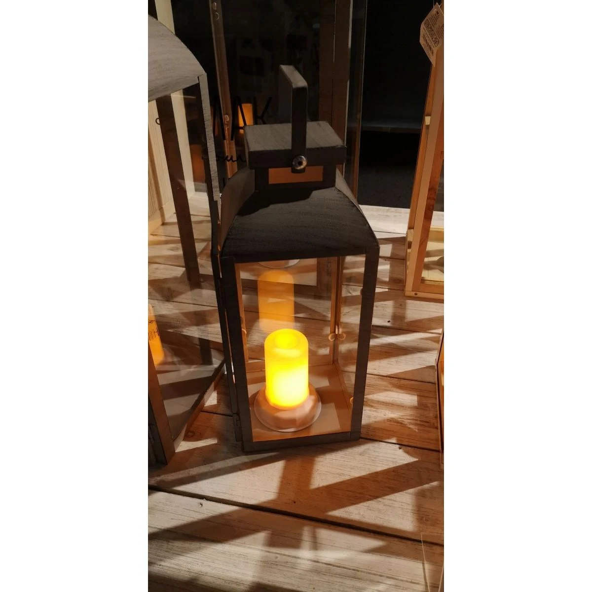 Saska Garden LED žvakė su liepsnos efektu 7,5x9,5cm