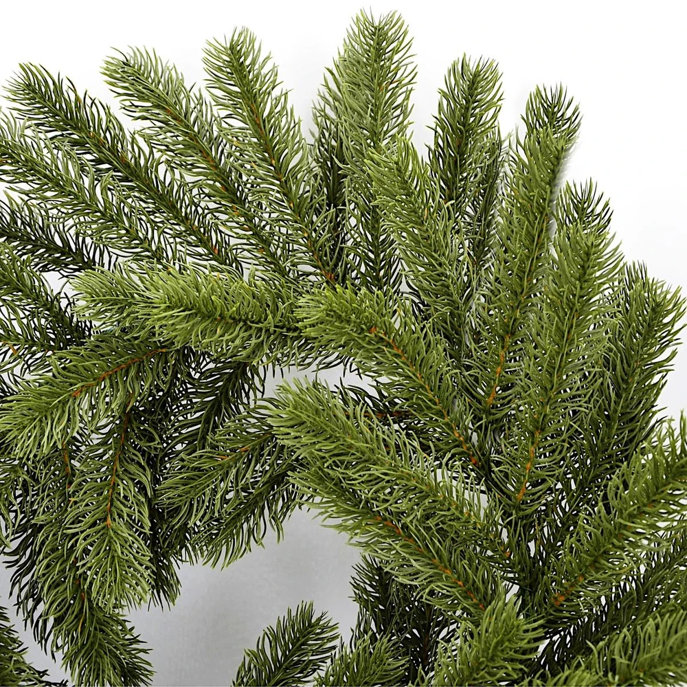 Dekoracja świąteczna Saska Garden Wianek świerk PE lux