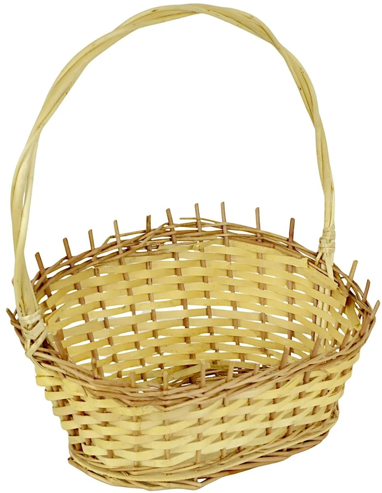 SASKA GIFT AND DECOR DOVANŲ KREPŠYS 44x19x46CM NATŪRALUS