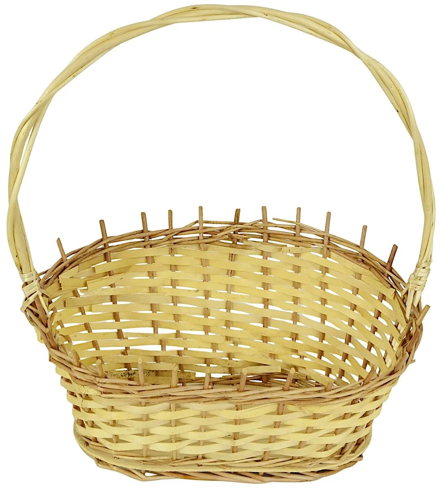 SASKA GIFT AND DECOR DOVANŲ KREPŠYS 44x19x46CM NATŪRALUS