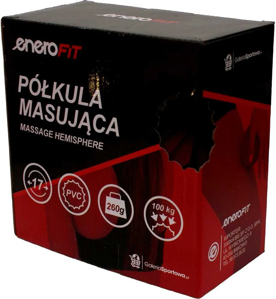 Sensorinė masažo puslankis raudonas Enero Fit