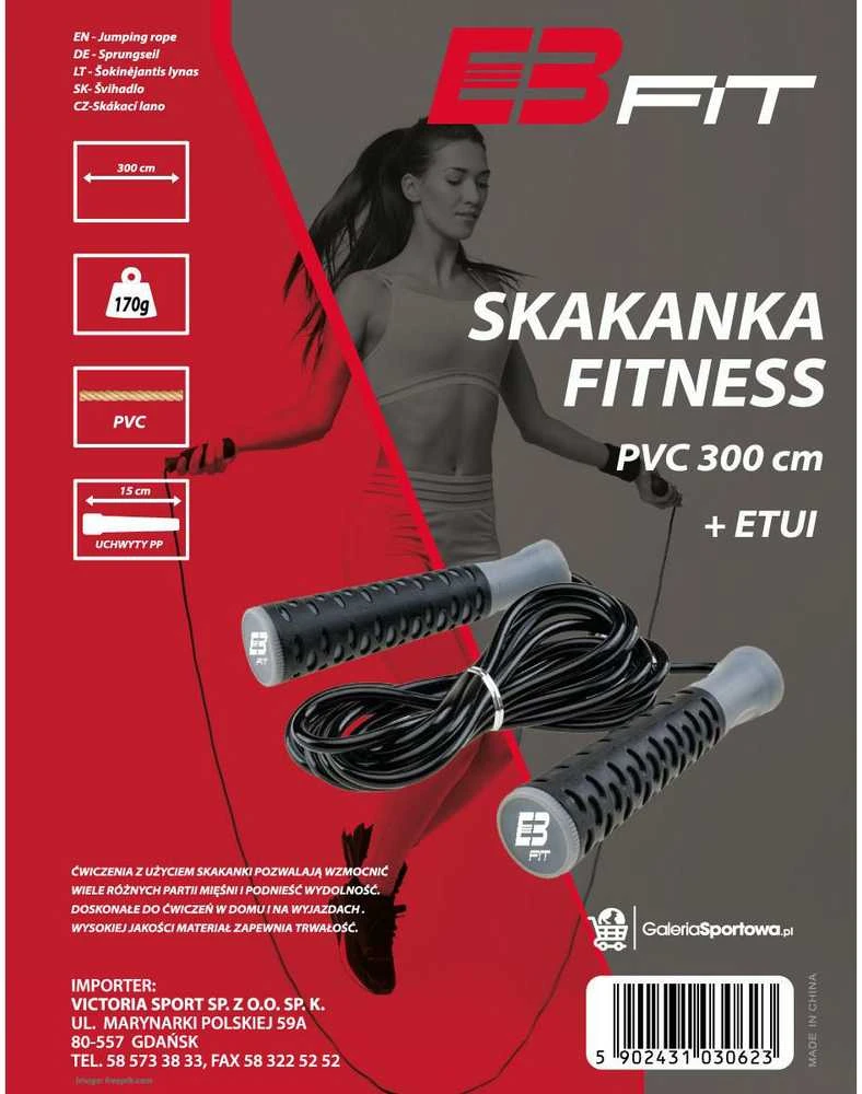 Enero Šokdynė Fitness PVC 300cm EB FIT 1030623