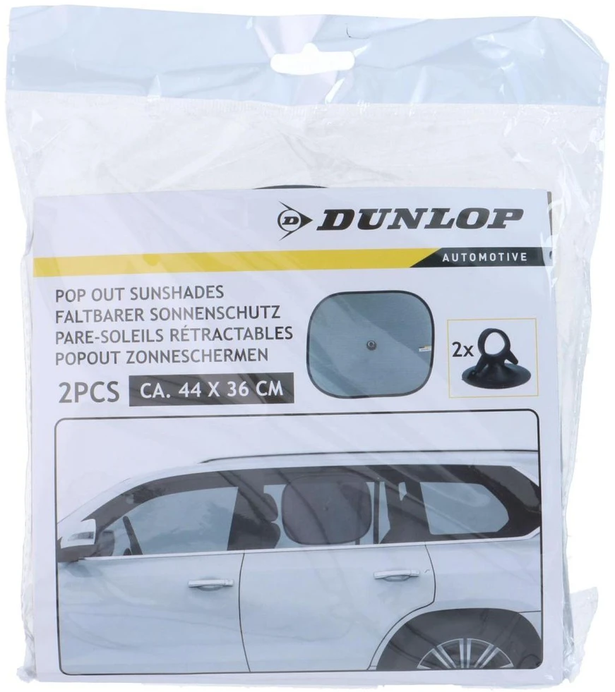 OSŁONA PRZECIWSŁONECZNA Z PRZYSSAWKĄ 2SZT Juoda DUNLOP