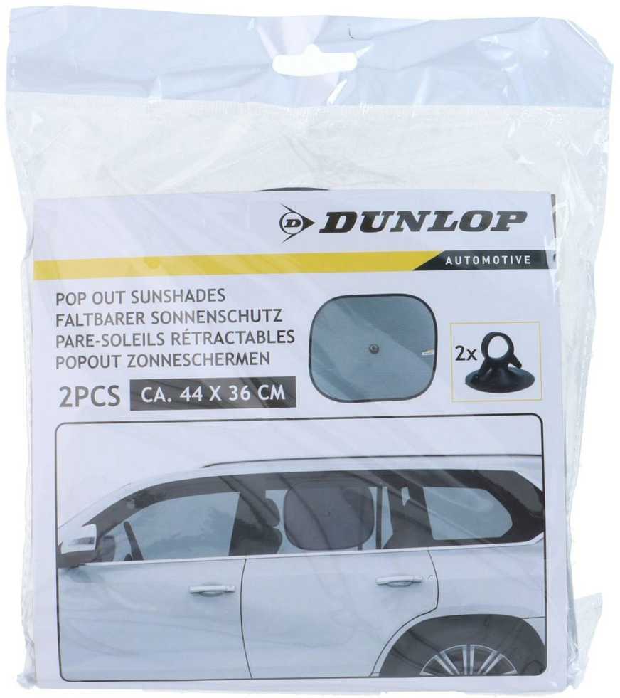 skydas nuo saulės SU SIURBUČIU 2 Vnt. DUNLOP Juodas