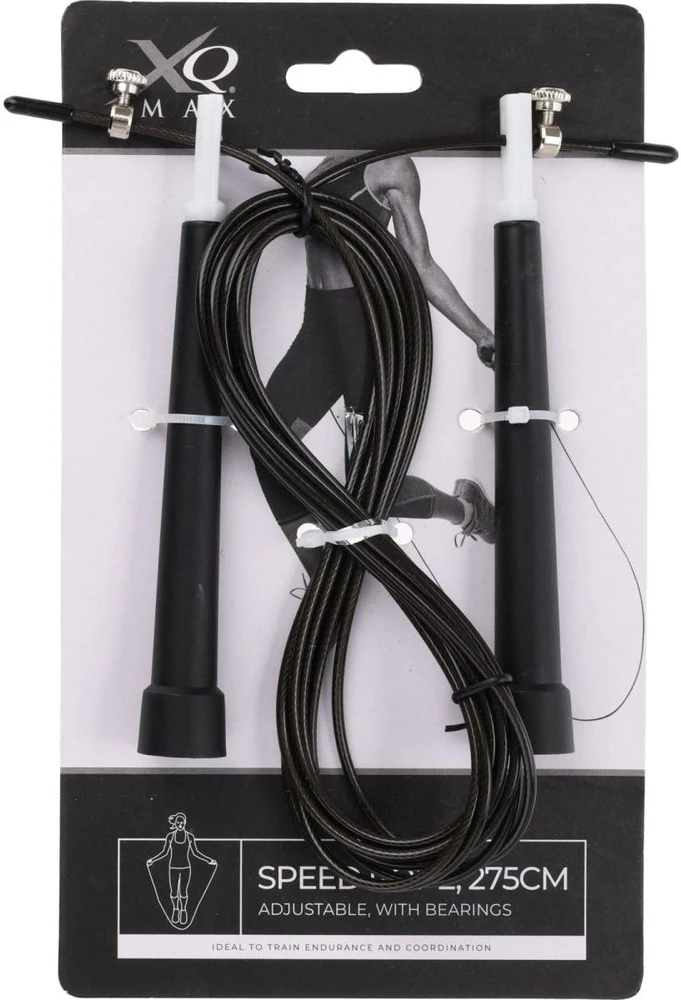 XQMAX PVC šokinėjimo virvė su reguliavimu