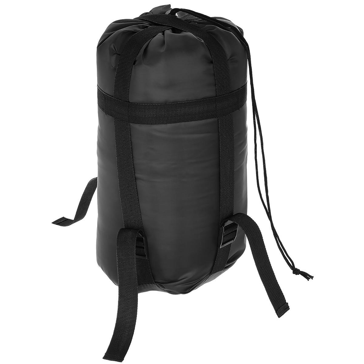 TURISTINIS MIEGMAIŠIS QUEST SU KOMPRESIJA 210x70CM Juodas ENERO CAMP 1024929