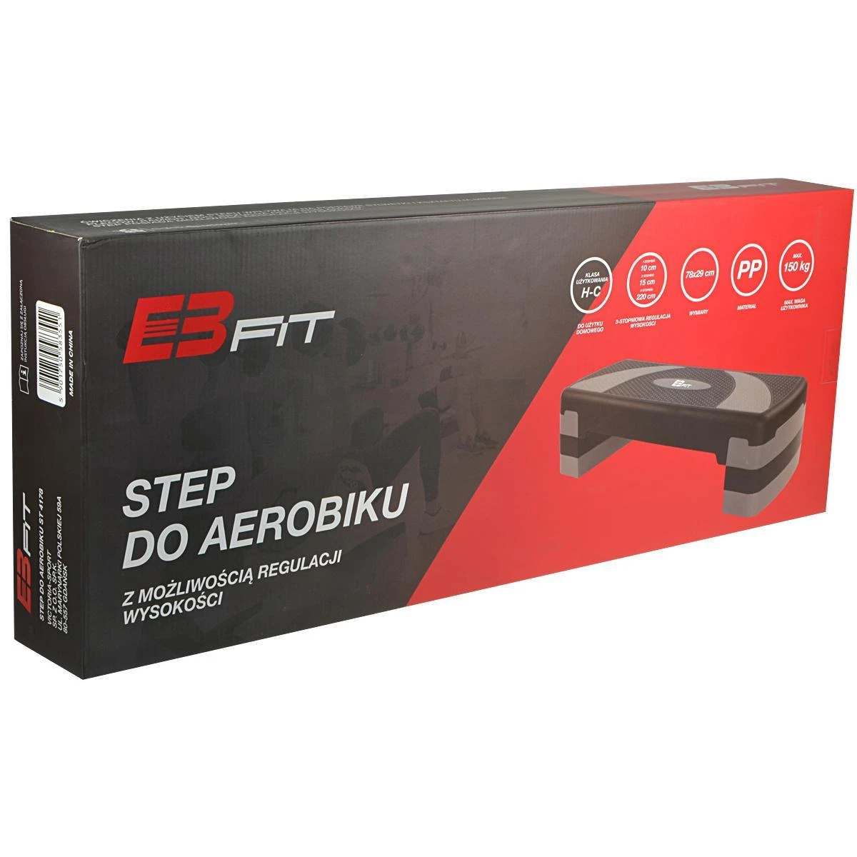 Enero aerobikos stepas su reguliavimu 82x32cm
