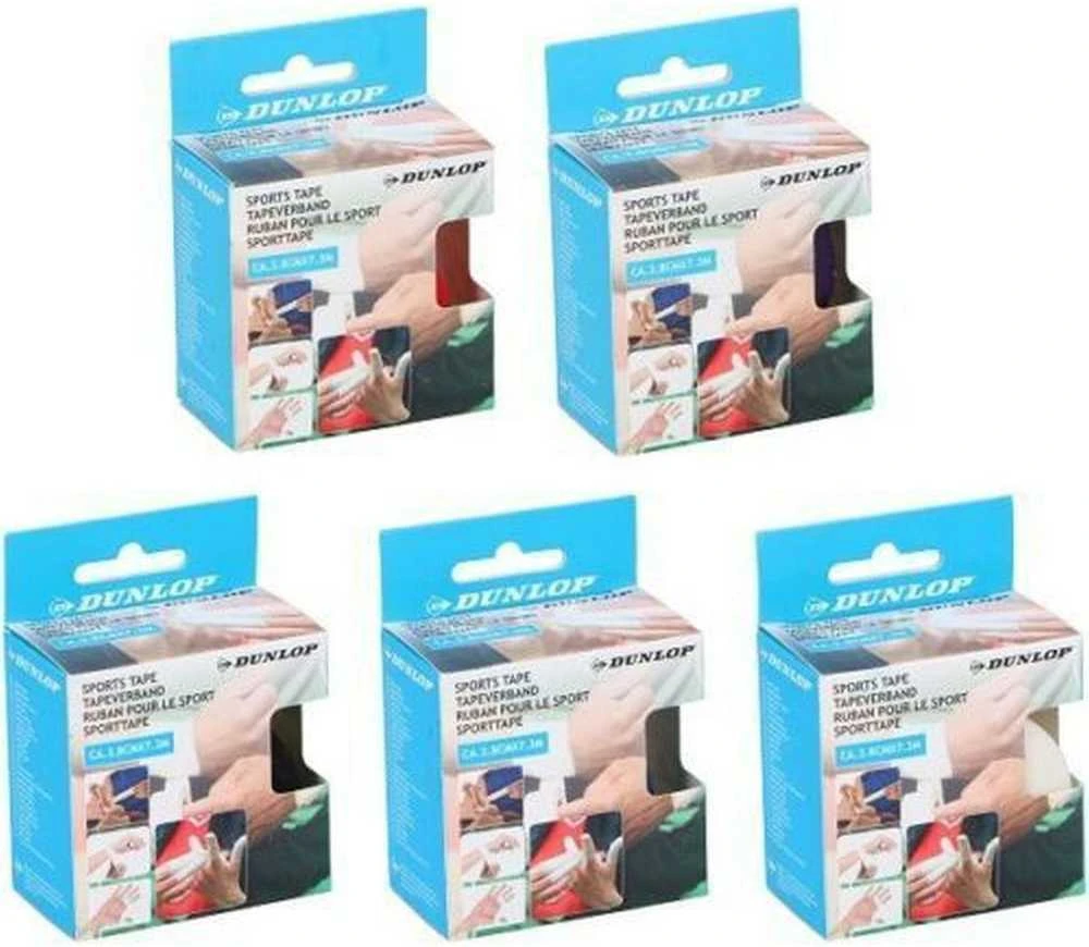 Kineziologinis sportinis teipas Dunlop, balta