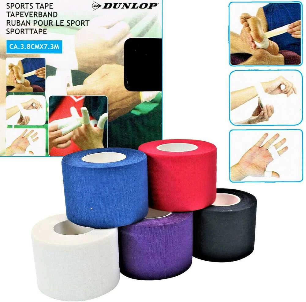 Kineziologinis sportinis teipas Dunlop, balta