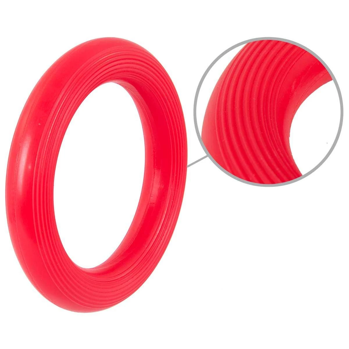 Staples Guminis žiedas 17 cm tullo raudonas
