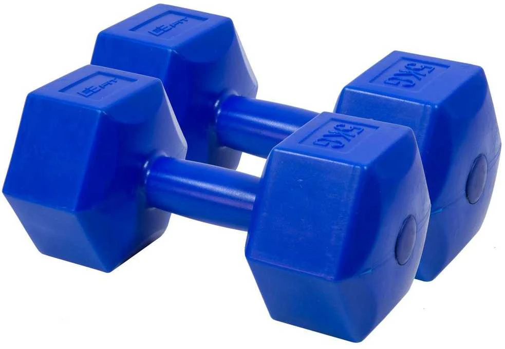 Enero Hantelių rinkinys EB Fit, 2x5kg, mėlynas