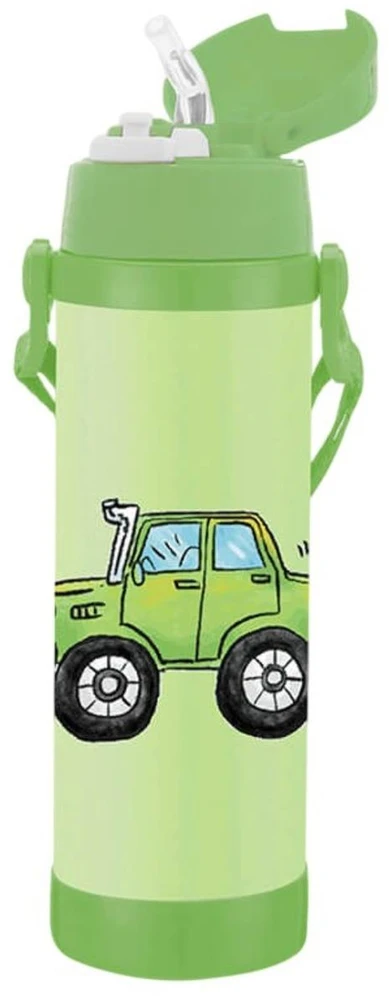 Maestro Termo puodelis vaikams su šiaudeliu 500 ml automobilis (MR-1640-50-B)