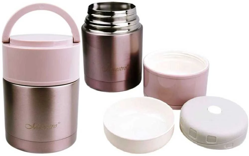 Vakarienės termosas Maestro MR-1636-60 600 ml, rožinis