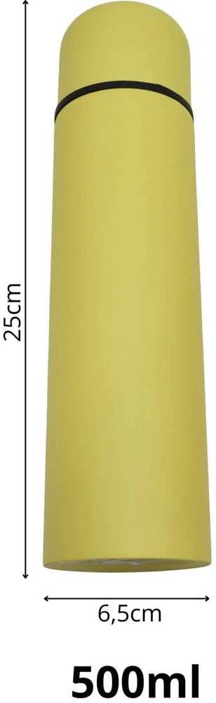 Chan turistinis termosas 500 ml geltonas
