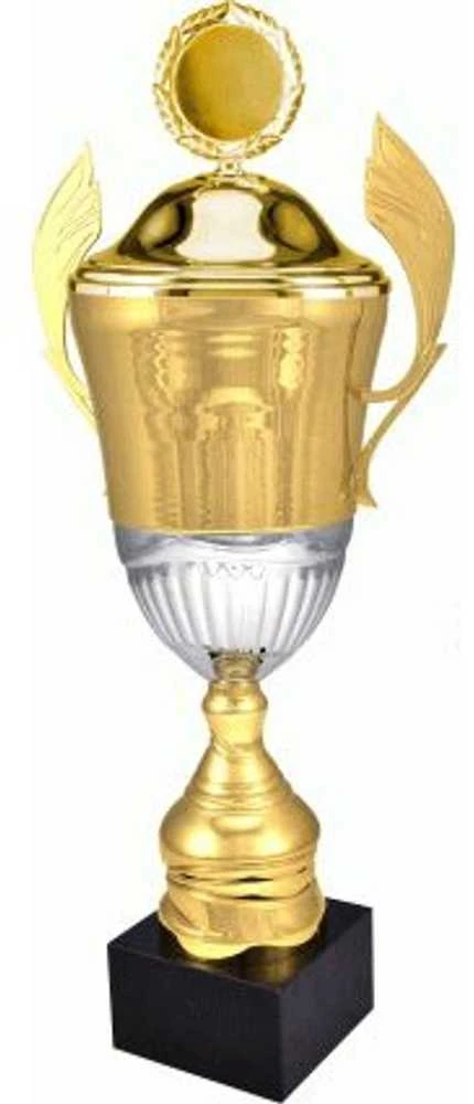 Tryumf Auksinis metalinis puodelis su dangteliu 4128/CP