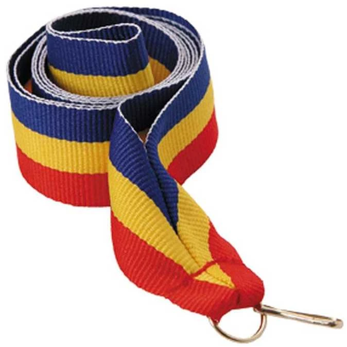 Tryumf Kaspinas 22 mm - mėlyna-geltona-raudona