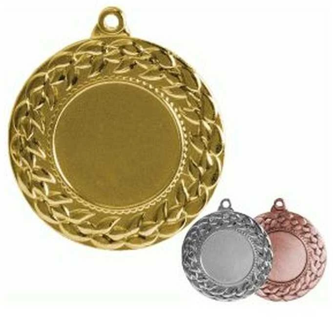 Tryumf Medal auksinė su miejscem na emblemat 25 mm - medal plieno
