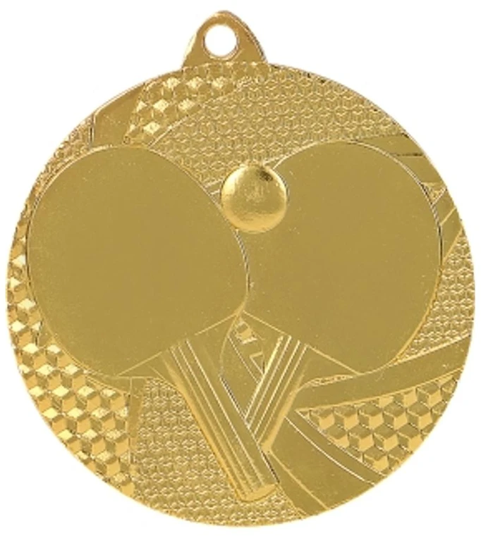 Tryumf Medal auksinė- tenis stalo - medal plieno