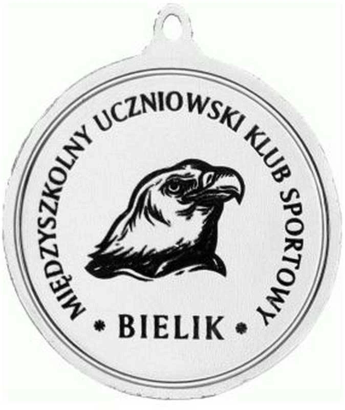 Tryumf Bendras sidabro medalis su vieta emblemai 50 mm - plieno medalis su lazeriu graviravimu - RMI