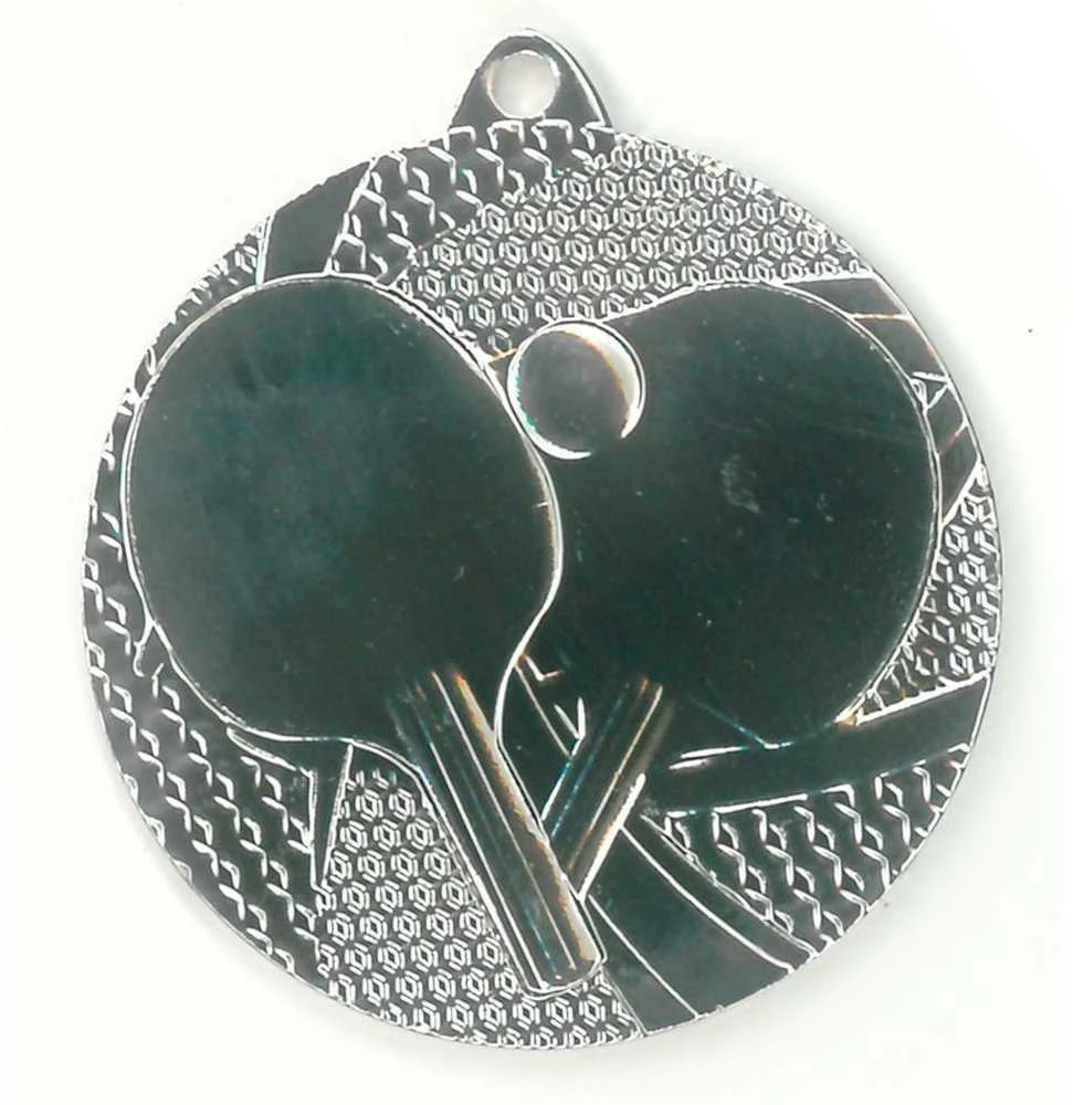 Tryumf Medal sidabrinė- tenis stalo - medal plieno