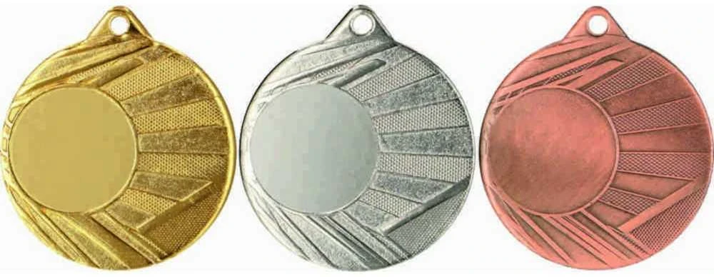 Tryumf MEDALIS SU VIETA UŽ PLOKŠTĮ BRONZOS SKERSMENS 50mm