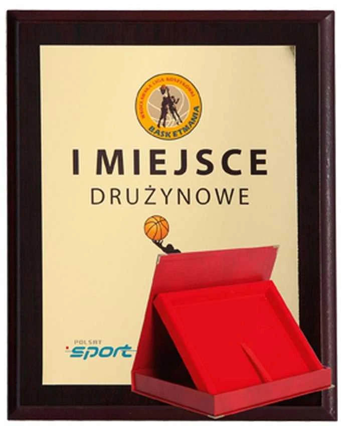 Tryumf Plastikinis diplomas su spalvotu jutikliniu laminatu + korpusas 305x245 mm