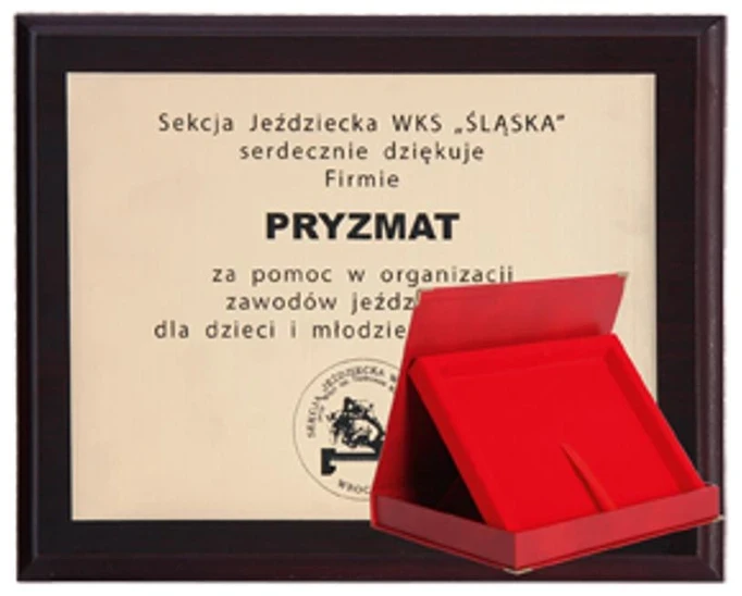 Tryumf Plastikinis pagrindas su graviruotu laminatu + korpusas 275x220 mm