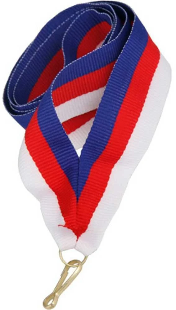 Tryumf Kaspinas 11 mm – mėlynai-raudonai-balta