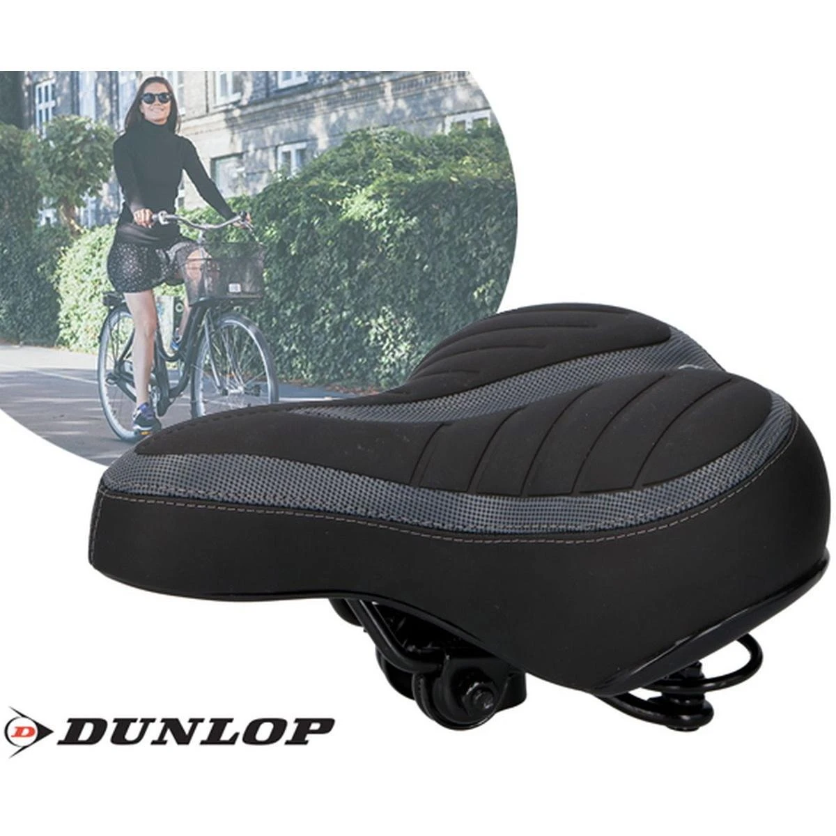 DVIRAČIO BALNELIS TURISTINIS MIESTO SU SPIRUOKLĖMIS 20x25CM DUNLOP 2076829