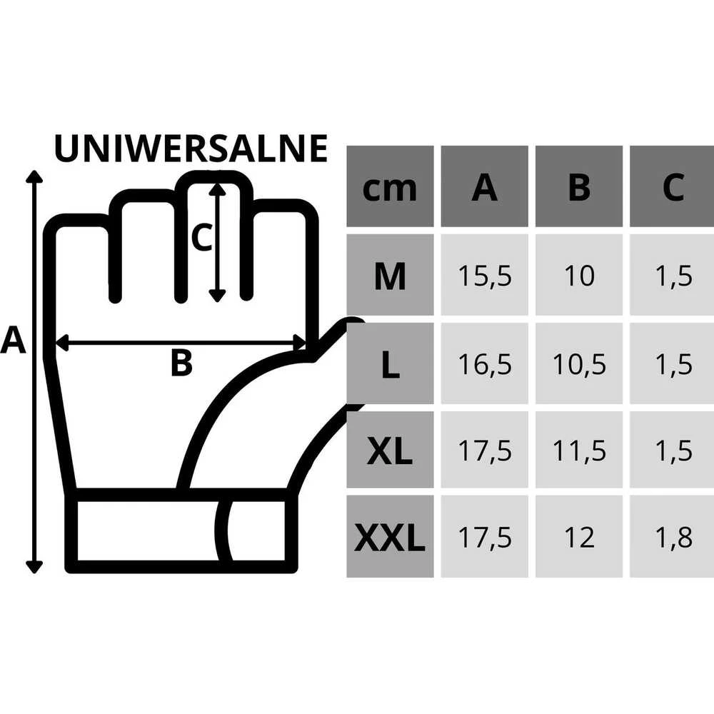Universalios fitness pirštinės XL Enero Fit