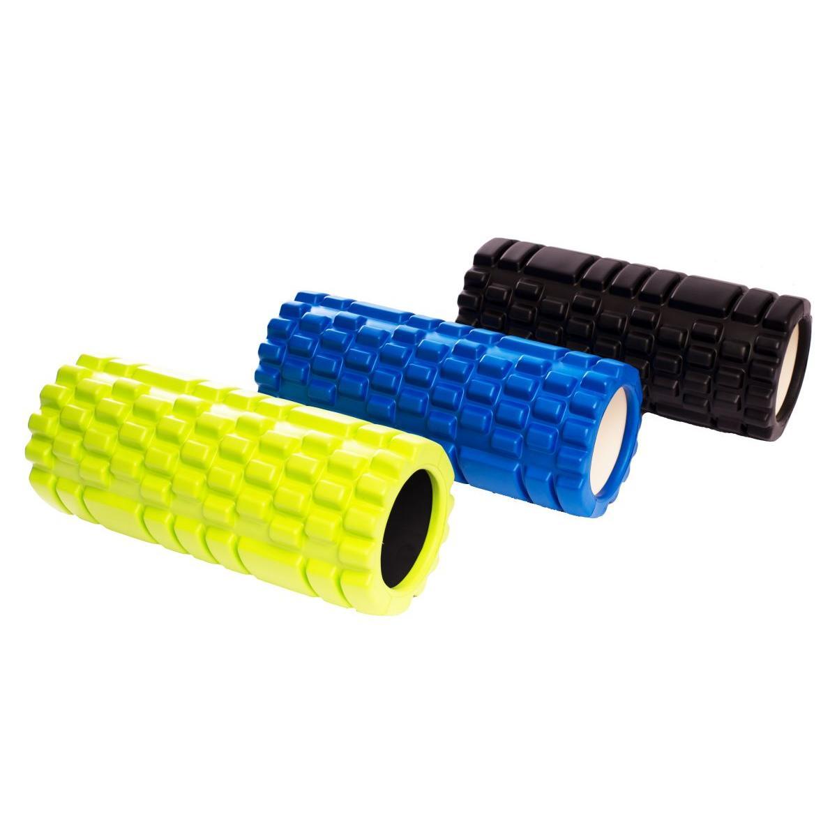 Treniruočių volas EB Fit, 14x33cm, juodas