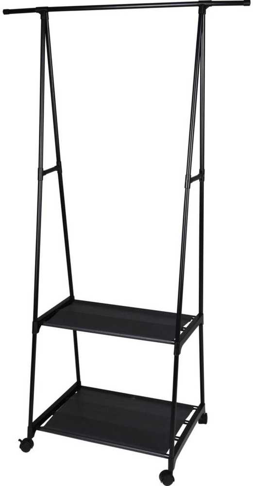 Excellent Houseware Drabužių kabykla metalinas juoda 157 cm