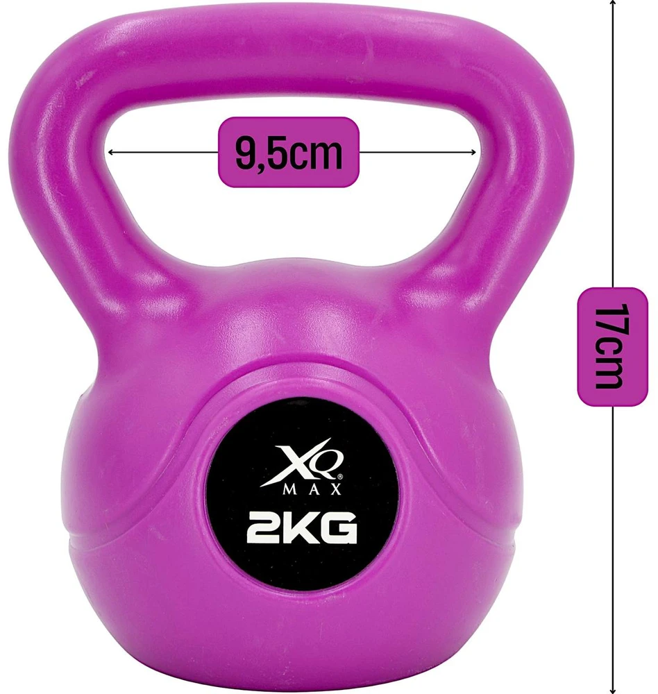 XQMAX Kettlebell kompozitinė svarmenų 2kg