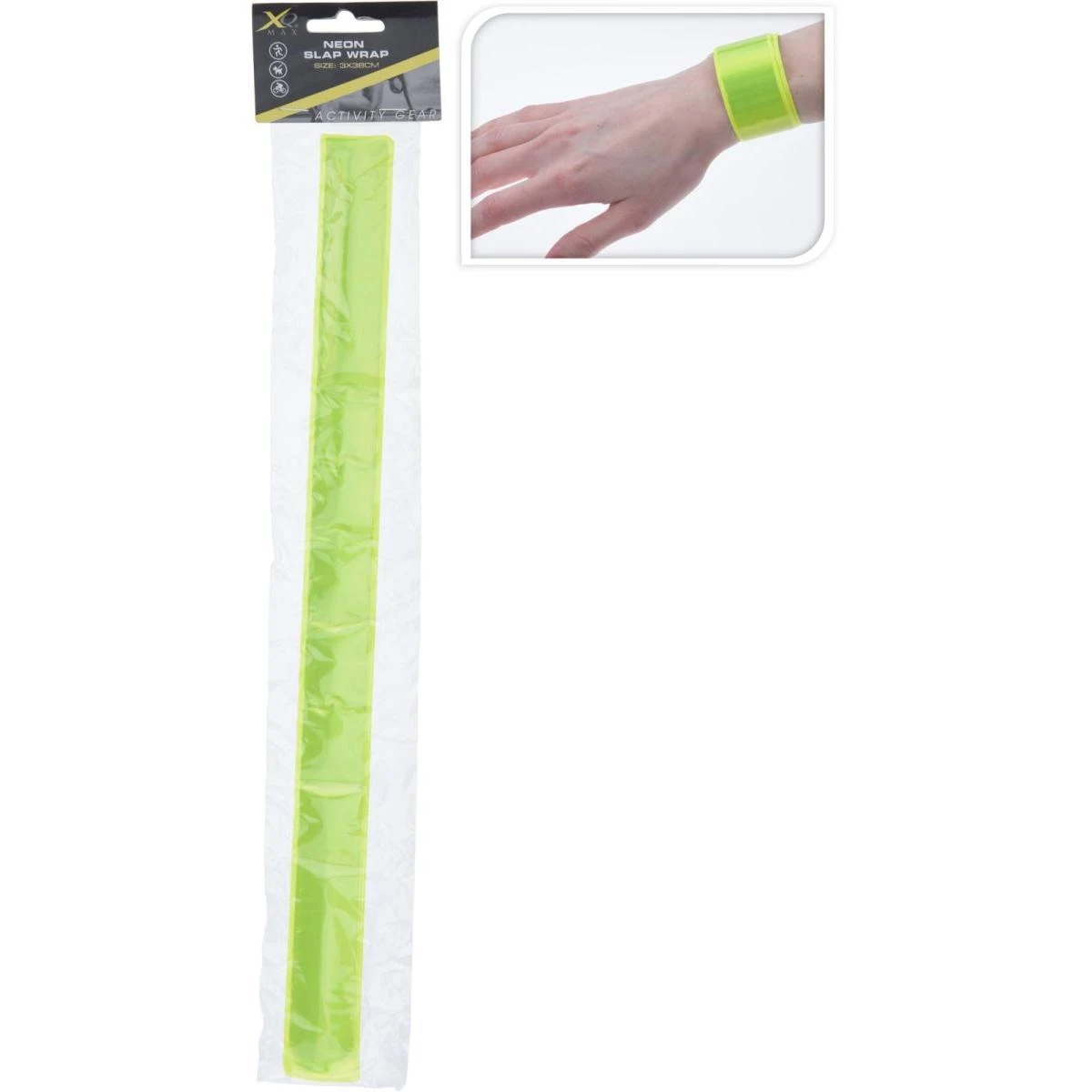 XQMAX Atšvaitinė įspėjamoji apyrankė 38 cm
