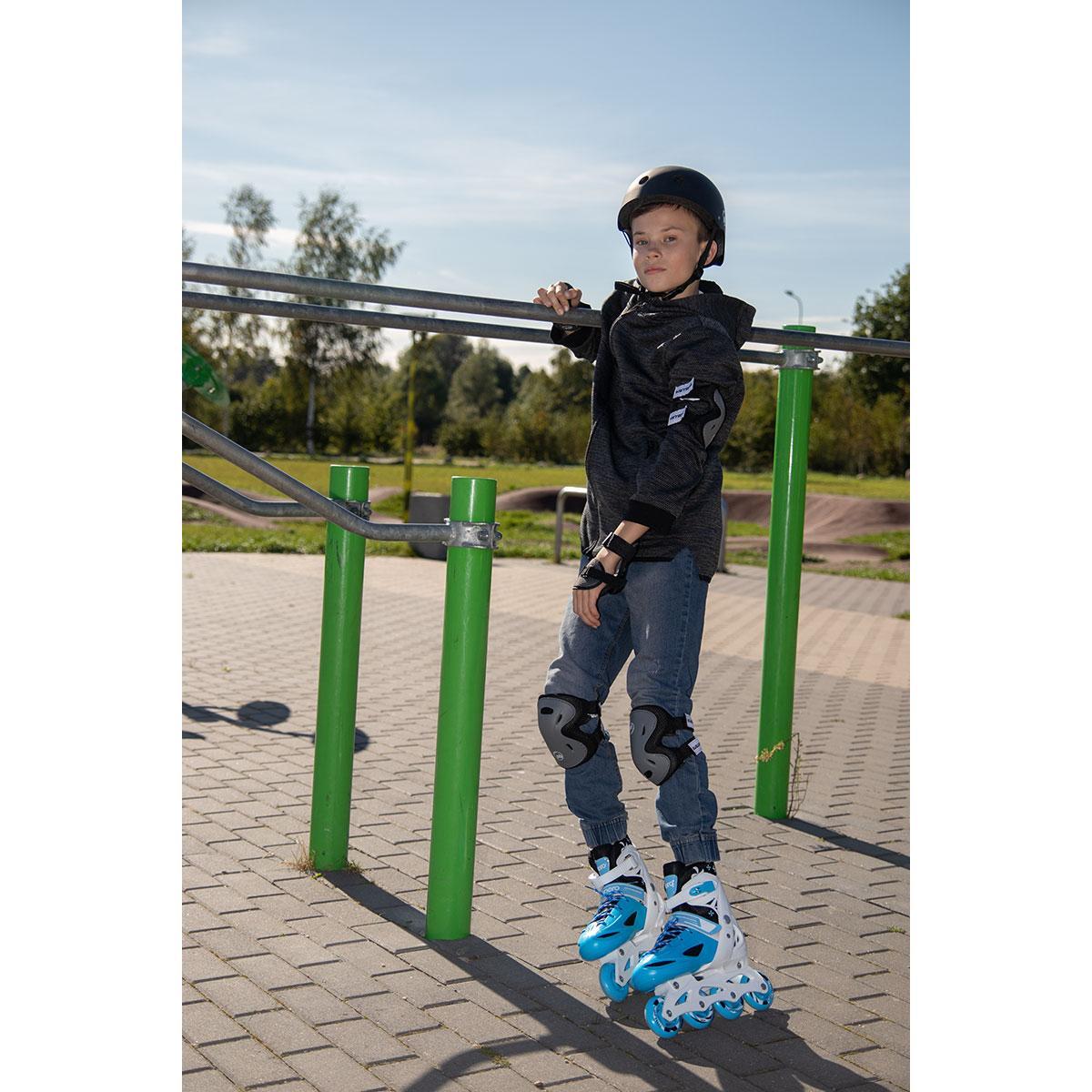 Riedučiai-pačiūžos Enero 4in1, dydis 34-37, mėlynos
