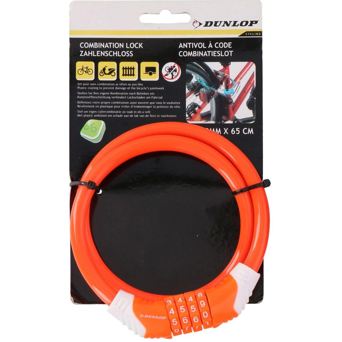 Dunlop Dviračio spiralinė užraktas su kodu