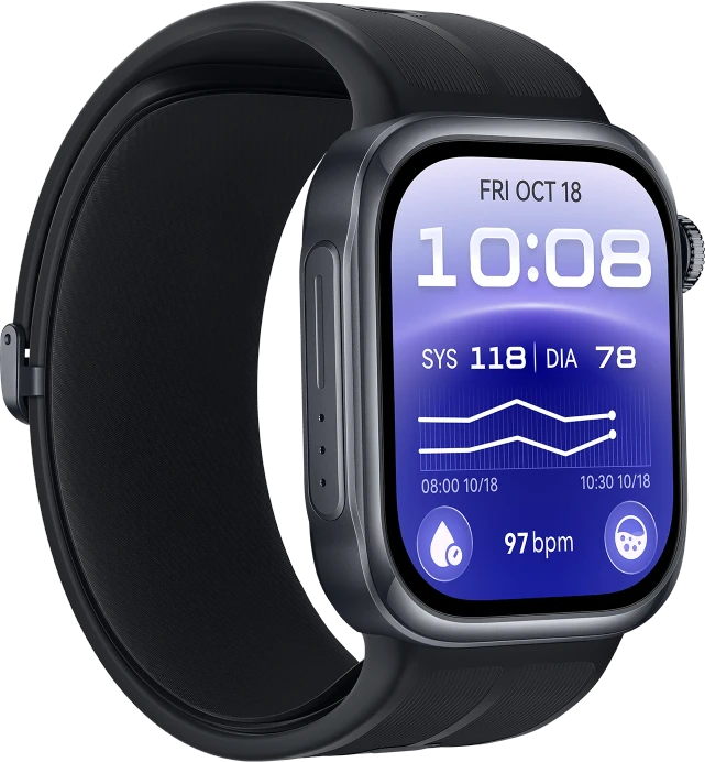 HUAWEI WATCH D3 Black HNBR Strap