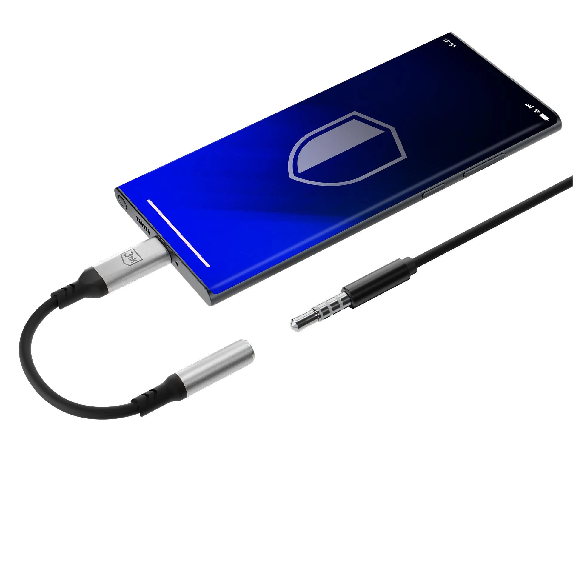 Adapteris 3mk Adapteris USB-C iki 3,5 mm