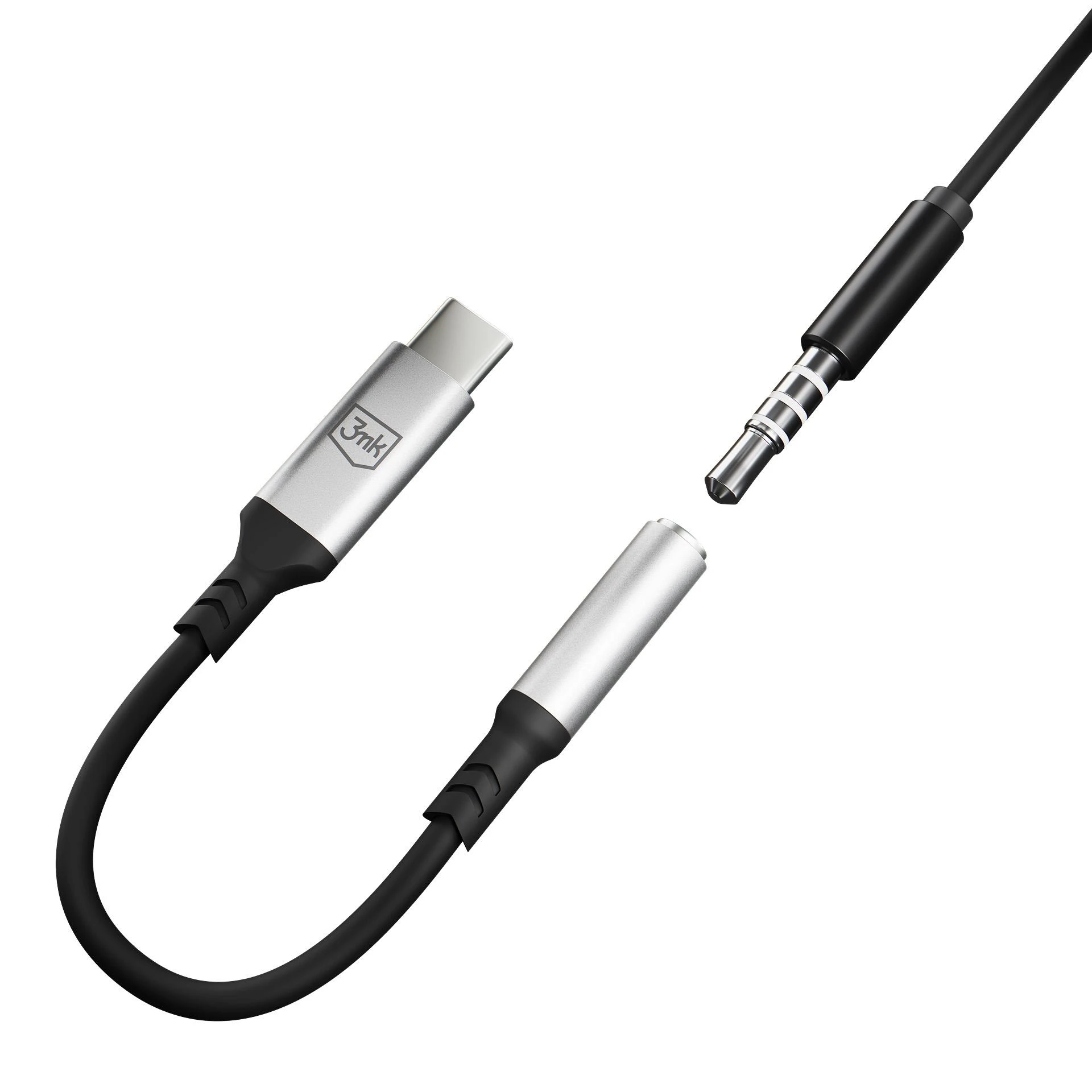 Adapteris 3mk Adapteris USB-C iki 3,5 mm